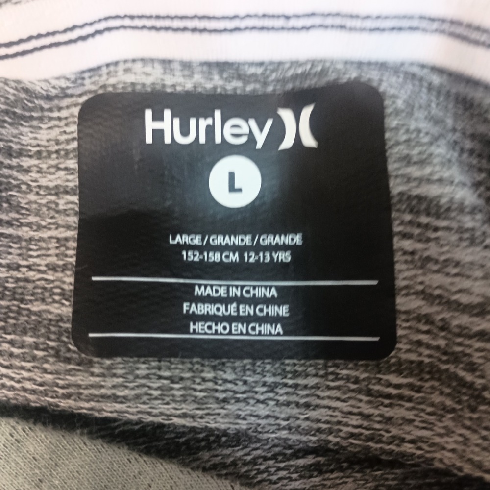 Hurley long sleeve shirt pullover hoodie SKUK042 - Picture 2 of 3